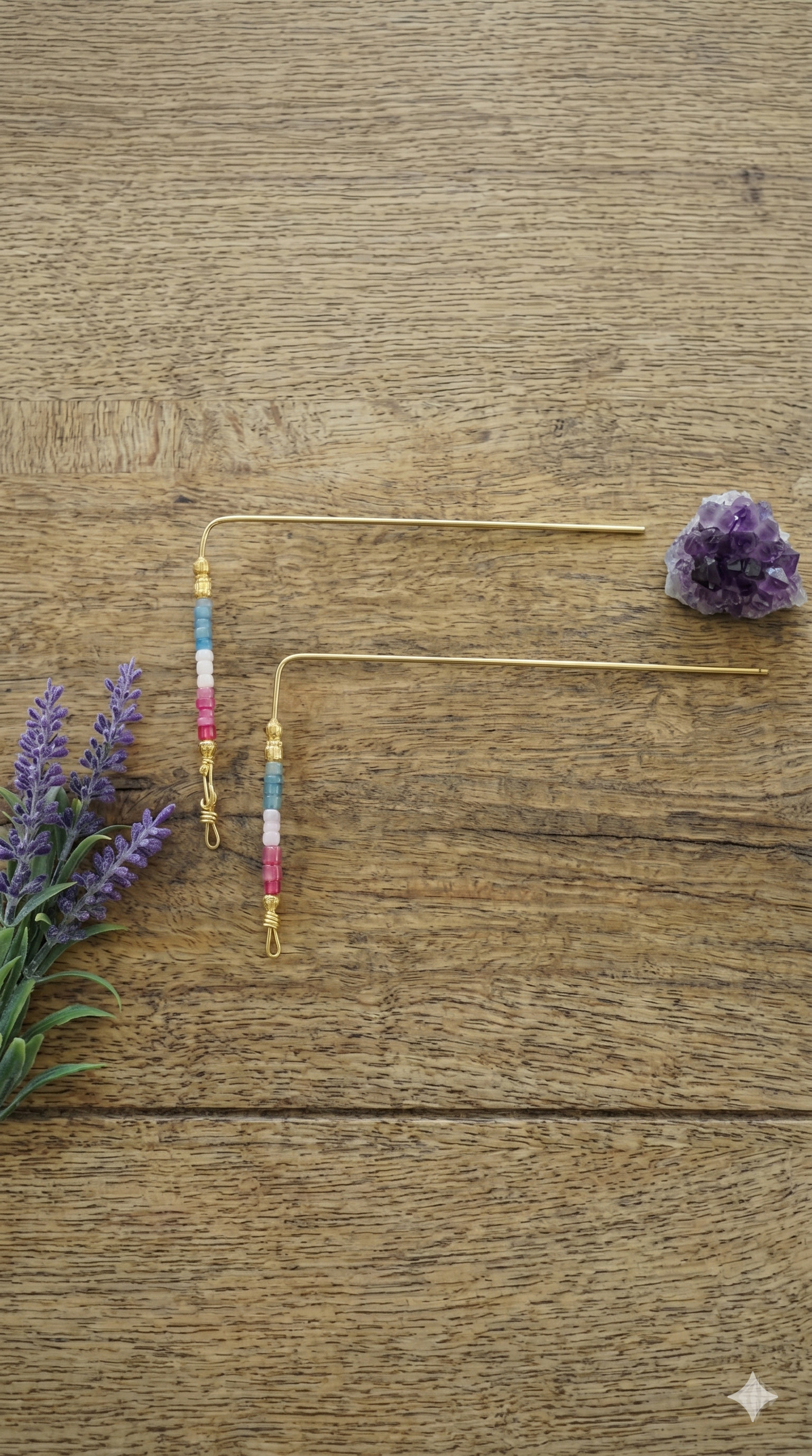 Professional Brass Dowsing L-Rods — Blessed & energy-cleared